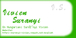 vivien suranyi business card